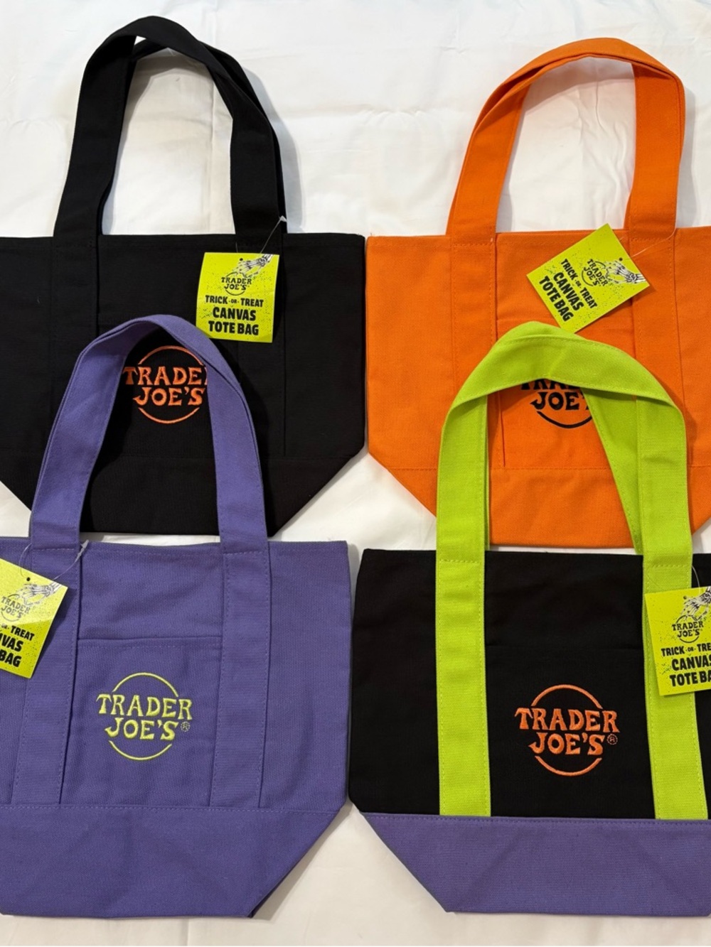 Trader Joe's Halloween Mini Totes